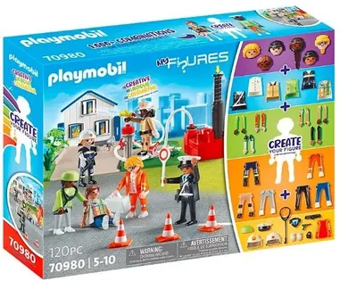 Playmobil, My Figures, Operatiune de salvare, figurina, 70980