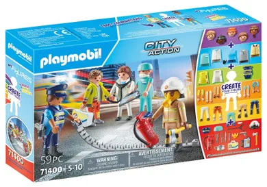 Playmobil, My Figures, Servicii de urgenta, 71400