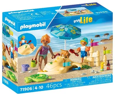 Playmobil, My Life, Familie pe plaja, 71906