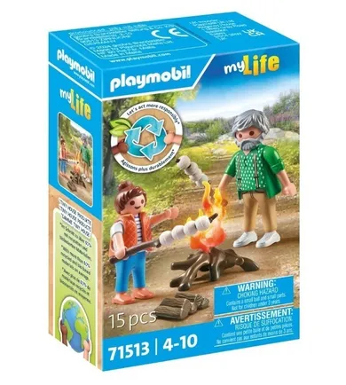 Playmobil, My Life, Foc de tabara cu bezele, 71513