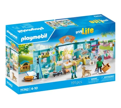 Playmobil, My Life, Hotel pentru animalute, 71742