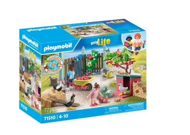 Playmobil, My Life, Micuta ferma de gaini din gradina Tiny House, 71510