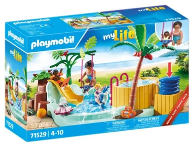 Playmobil, My Life, Piscina pentru copii cu jacuzzi, 71529