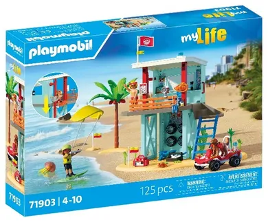 Playmobil, My Life, Turn de salvare si masina de plaja, 71903