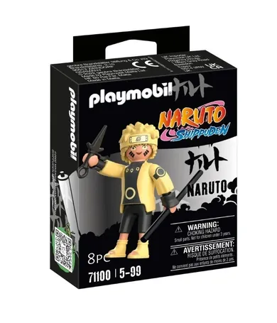 Playmobil, Naruto, Naruto, figurina si accesorii, 71100