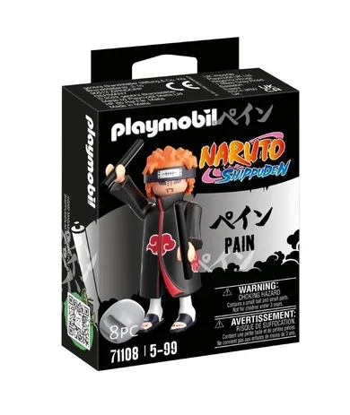 Playmobil, Naruto, Pain, figurina si accesorii, 71108