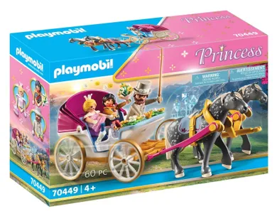 Playmobil, Princess, Trasura cu print si printesa, 70449