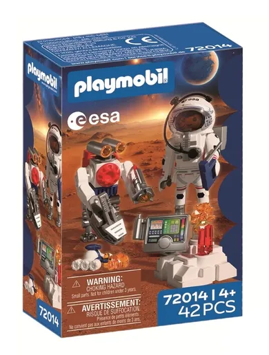 Playmobil, Space, Astronaut ESA cu un robot, 72014