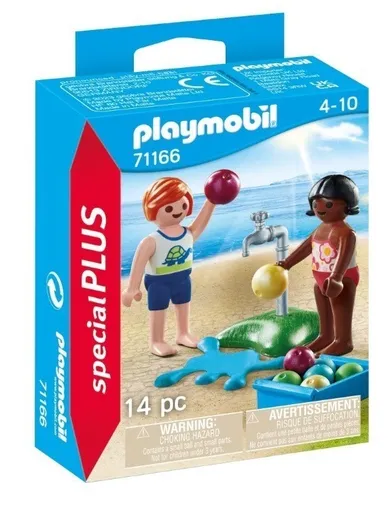 Playmobil, Special Plus, Copii cu baloane de apa, 71166