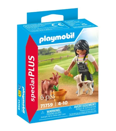 Playmobil, Special Plus, Fetita cu caprite, 71759