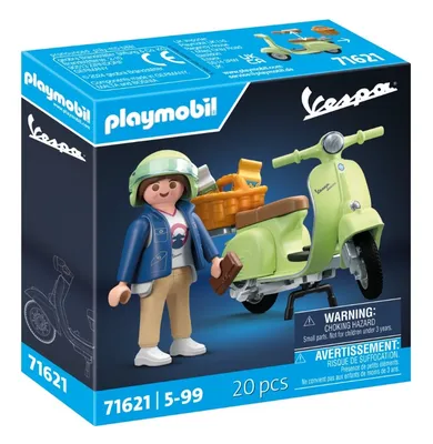 Playmobil, Vespa, 150 Sprint Veloce, verde deschis, 71621