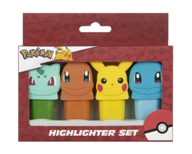Pokemon, iluminatoare, 4 buc.
