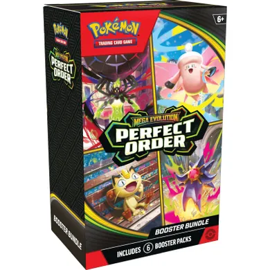 Pokemon TCG: Mega Evolution, Perfect Order, Booster Bundle, joc de carti