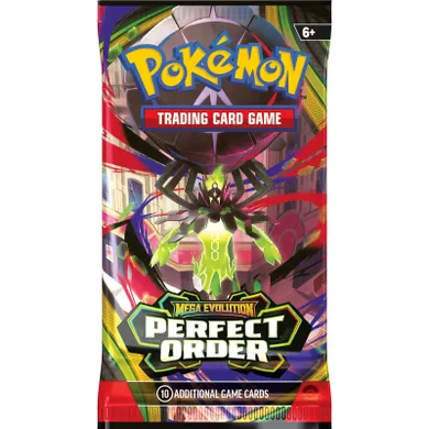 Pokemon TCG: Mega Evolution, Perfect Order, Booster, joc de carti