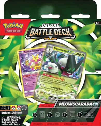 Pokemon TCG: Mid Battle Decks, Meowscarada Ex, joc de carti