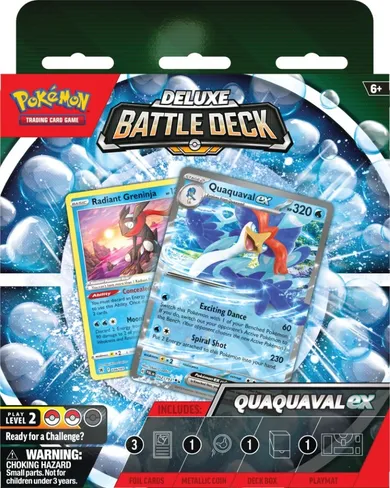 Pokemon TCG: Mid Battle Decks, Quaquaval Ex, joc de carti