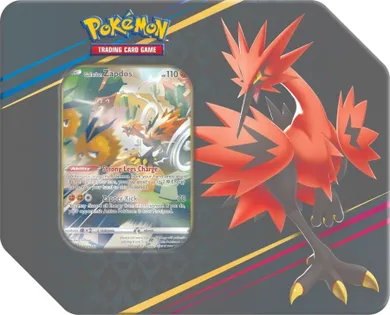 Pokemon TCG: Mocku, Art Tin, Zapdos, joc de carti