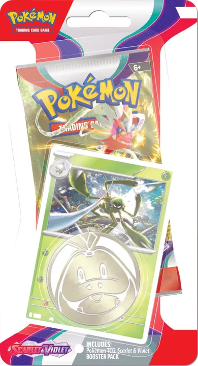 Pokemon TCG: Scarlet and Violet Checklane, Spider, joc de carti, 1 buc.