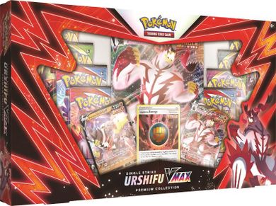 Pokemon TCG: V Max Urshifu, Premium Collection, Single Strike, joc de carti