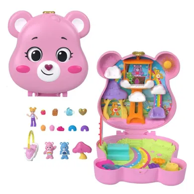 Polly Pocket, Care Bears, set de joaca cu mini papusa si accesorii