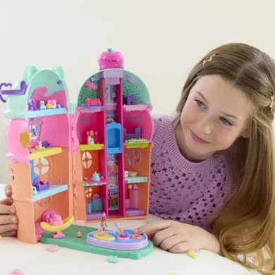 Polly Pocket, Gelato House, set de joaca cu papusi mici si accesorii