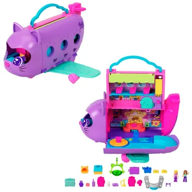 Polly Pocket, Kitty Airways, set de joaca cu papusi si accesorii