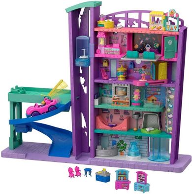 Polly Pocket, Mega Mall, set de joaca cu figurine si accesorii