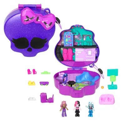 Polly Pocket, Monster High, set de joaca cu papusi si accesorii