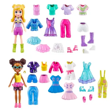 Polly Pocket, Sparkle Cove Adventure, set de joaca cu papusi si accesorii