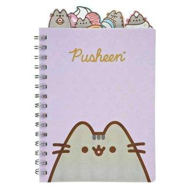 Pusheen, caiet A5, cu spirala, 80 coli, 1 buc.