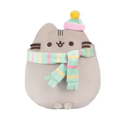 Pusheen, Pisica in esarfa, jucarie de plus, 24 cm