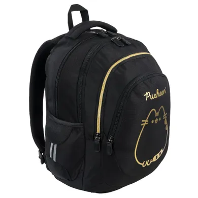 Pusheen The Cat, rucsac pentru scoala, cu 4 compartimente, Gold
