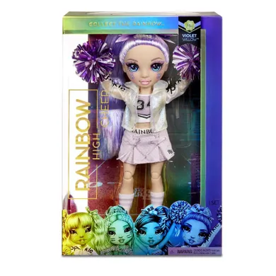 Rainbow High, Cheer Doll, Violet Willow, papusa fashionista