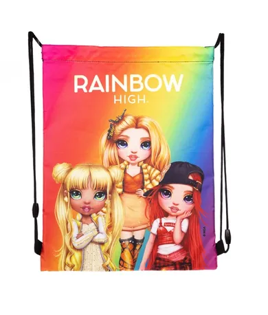 Rainbow High Golden Style, rucsac cu snur