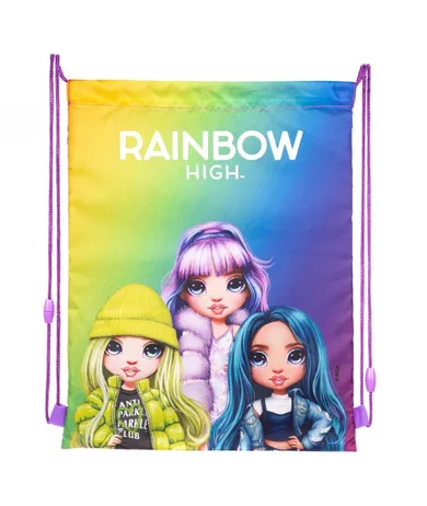 Rainbow High Silver Style, rucsac cu snur