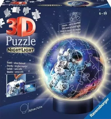 Ravensburger, Astronaut, puzzle 3D, 74 piese