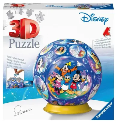 Ravensburger, Disney, puzzle 3D, 72 piese