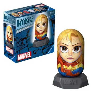 Ravensburger, Hylkies, Captain Marvel, puzzle 3D, 56 piese