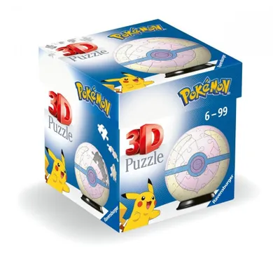 Ravensburger, Pokemon, Heal Ball, puzzle 3D, 55 piese