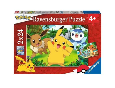 Ravensburger, Pokemon, puzzle, 2-24 piese