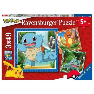 Ravensburger, Pokemon, puzzle, 3-49 piese