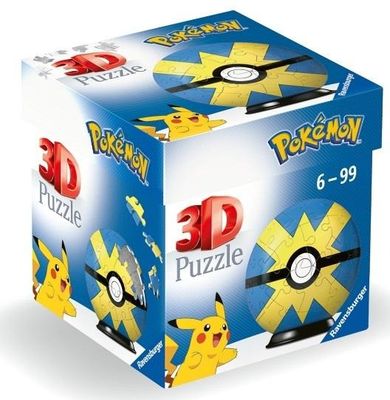 Ravensburger, Pokemon Quick Ball, puzzle 3D, 55 piese