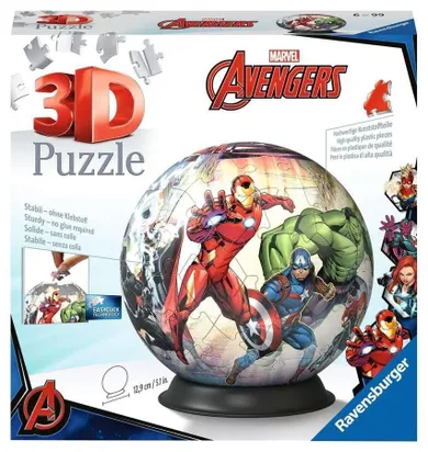 Ravensburger, The Avengers, puzzle 3D, 72 piese