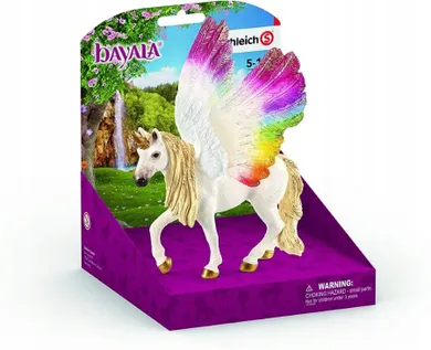 Schleich, Bayala, Unicorn cu aripi tip curcubeu, figurina, 70576
