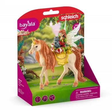 Schleich, Bayala, Zana Marween si Unicornul cu Sclipici, figurina, 70567