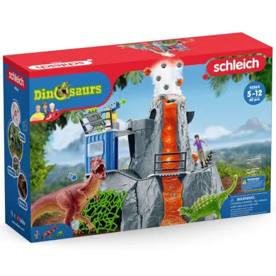 Schleich, Dinosaurs, Marea expeditie a vulcanului, set, 42564