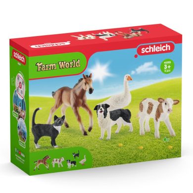 Schleich, Farm World, Animale de tara, set, 42386