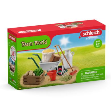 Schleich, Farm World, Elemente pentru grajd, accesorii, 42610