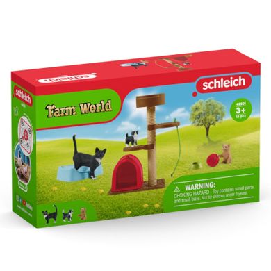 Schleich, Farm World, Sisal de pisici, set, 42501