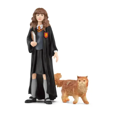 Schleich, Harry Potter, Hermione Granger si Crookshanks, set, 42635